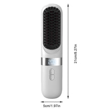 Load image into Gallery viewer, Multi Functional Straight Hair Comb Low Power Negative Ion Wireless Straight Hair Comb for Soft Smooth Hair Care Straight Hair Comb