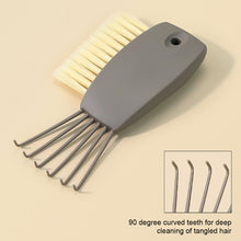 Load image into Gallery viewer, Comb Cleaning Brush Plastic Cleaning Claw Air Cushion Comb Hair Removal Tool Hair Hook Cleaning Tool
