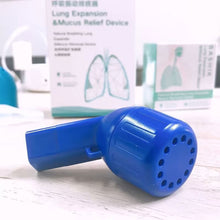 Load image into Gallery viewer, Lung Expansion Breathing Exercise Mucus Removal Relief Lung Expansion Phlegm Remover Respiratory Vibration Sputum Extractor