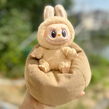 Load image into Gallery viewer, For 17cm Labubu Mini Sofa Bjd Doll Room Decoration Second Generation Sitting Party Series Doll Sofa Car Mini Sofa Bed