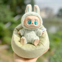 Load image into Gallery viewer, For 17cm Labubu Mini Sofa Bjd Doll Room Decoration Second Generation Sitting Party Series Doll Sofa Car Mini Sofa Bed
