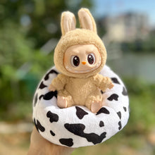 Load image into Gallery viewer, For 17cm Labubu Mini Sofa Bjd Doll Room Decoration Second Generation Sitting Party Series Doll Sofa Car Mini Sofa Bed
