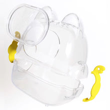 Load image into Gallery viewer, For 7cm Labubu Doll Storage Bag Cute Transparent Cotton Doll Crossbody Bag Toy Display Cabinet BJD Mini Sofa Accessories