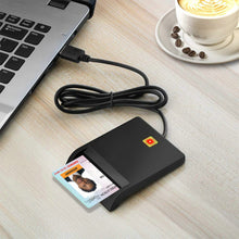 Load image into Gallery viewer, USB Smart Card Reader Stable Operation Reliable Simplicity for DNIE ATM CAC IC ID SIM Card Cloner Connector Windows