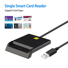 Load image into Gallery viewer, USB Smart Card Reader Stable Operation Reliable Simplicity for DNIE ATM CAC IC ID SIM Card Cloner Connector Windows