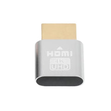 Load image into Gallery viewer, HDMI Virtual Display Adapter HDMI-compatible 1.4 DDC EDID Dummy Plug Headless Ghost Display Emulator For Video Bitcoin Mining DP