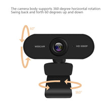 Load image into Gallery viewer, Micro 2K-480P Webcam for Computer PC Laptops Live Streaming FHD Web Camera For Work Meeting With Microphone