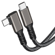 Load image into Gallery viewer, USB C to USB C 20Gbps 3-0.2m Cable 5A 100W 4K60hz USB3.2 Gen2*2 Fast Charge for Oculus Quest Link VR Headset Data Transfer USB-C VR