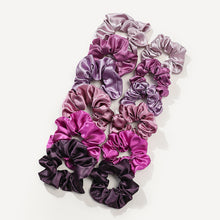 Load image into Gallery viewer, 12pcs/set Imitation Silk Hair Tie Simple Solid Color Hair Band Highly Elastic Rubber Band Hair Rope Headwear for Women