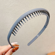 Load image into Gallery viewer, Simple Non-slip Comb Tooth Headband Multicolor Frosted Hair Hoop Headband Headwear Hair Styling Accessories for Women