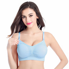 Load image into Gallery viewer, Front Button Nursing Bra Seamless Anti-sagging Gathering Without Steel Ring Underwear Comfortable Breathable Lingerie