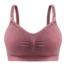 Load image into Gallery viewer, Front Button Nursing Bra Seamless Anti-sagging Gathering Without Steel Ring Underwear Comfortable Breathable Lingerie