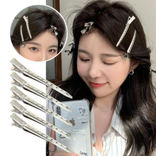Load image into Gallery viewer, 10pcs Hair Root Fluffy Hairpins Seamless Bangs Clips Simple Silver Alloy Hair Clips Headwear Hair Accessories for Women