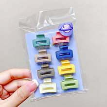 Load image into Gallery viewer, 8pcs/set Colorful Mini Hair Clip Lovely Bangs Hairpin Hair Claw Clip Versatile Fashionable Headwear Hair Accessories