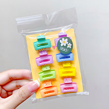 Load image into Gallery viewer, 8pcs/set Colorful Mini Hair Clip Lovely Bangs Hairpin Hair Claw Clip Versatile Fashionable Headwear Hair Accessories
