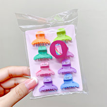 Load image into Gallery viewer, 8pcs/set Colorful Mini Hair Clip Lovely Bangs Hairpin Hair Claw Clip Versatile Fashionable Headwear Hair Accessories