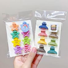 Load image into Gallery viewer, 8pcs/set Colorful Mini Hair Clip Lovely Bangs Hairpin Hair Claw Clip Versatile Fashionable Headwear Hair Accessories