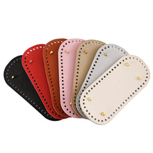 Load image into Gallery viewer, Oval PU Leather Bag Bottom Soft Wear-resistant Handmade DIY Bag Bottom Multicolor Exquisite Workmanship Bag Accessories
