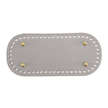 Load image into Gallery viewer, Oval PU Leather Bag Bottom Soft Wear-resistant Handmade DIY Bag Bottom Multicolor Exquisite Workmanship Bag Accessories