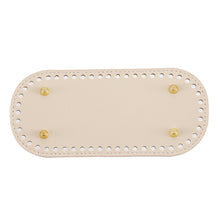 Load image into Gallery viewer, Oval PU Leather Bag Bottom Soft Wear-resistant Handmade DIY Bag Bottom Multicolor Exquisite Workmanship Bag Accessories