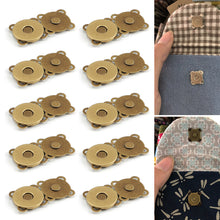 Load image into Gallery viewer, Invisible Quince-shaped Magnetic Buttons Corrosion-resistant Antioxidant Durable Metal Magnet Buttons Bags Clothing Accessories