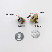 Load image into Gallery viewer, Invisible Magnetic Buttons Stitching Free Installation Antioxidant Durable Metal Magnet Buttons Bags Clothing Accessories