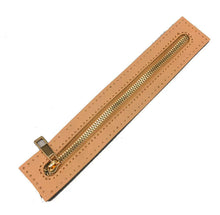 Load image into Gallery viewer, Multicolor PU Leather Hand Stitched Zipper DIY Handmade Bag Zipper Replaceable Soft Leather Zipper Bag Modification Accessory
