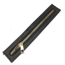 Load image into Gallery viewer, Multicolor PU Leather Hand Stitched Zipper DIY Handmade Bag Zipper Replaceable Soft Leather Zipper Bag Modification Accessory