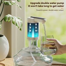 Load image into Gallery viewer, Automatic Electric Water Gallon Pump Drink Dispenser Electric Magic Tap Water Bottle Pump USB Desktop Rechargeable Water Pump