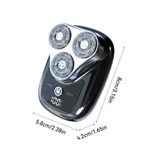 Load image into Gallery viewer, Three Blade Head Electric Shaver With Digital Display USB Charging Male Shaving Trimmer Detachable Blade Washable Mini Razor