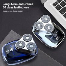 Load image into Gallery viewer, Three Blade Head Electric Shaver With Digital Display USB Charging Male Shaving Trimmer Detachable Blade Washable Mini Razor