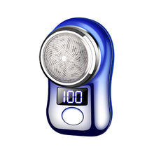 Load image into Gallery viewer, Men Shaving Tool Usb Rechargeable Portable Electric Shaver with Led Battery Display for Men Mini Travel Rotary Razor