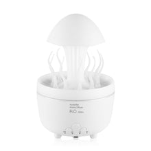 Load image into Gallery viewer, 300ml Rotating Water Droplet Aromatherapy Machine Oil Diffuser with Remote Control Colorful Light Auto Shut Off for Home Office