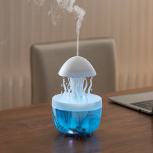 Load image into Gallery viewer, 300ml Rotating Water Droplet Aromatherapy Machine Oil Diffuser with Remote Control Colorful Light Auto Shut Off for Home Office
