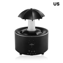 Load image into Gallery viewer, Umbrella Raindrop Droplet Aromatherapy Machine Oil Diffuser with Remote Control Colorful Light Auto Shut Off for Home Office