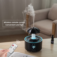 Load image into Gallery viewer, Umbrella Raindrop Droplet Aromatherapy Machine Oil Diffuser with Remote Control Colorful Light Auto Shut Off for Home Office