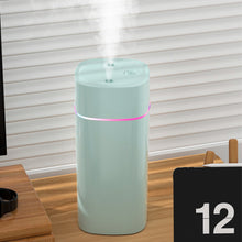 Load image into Gallery viewer, 600ML USB Air Humidifier Double Spray Port Essential Oil Aromatherapy Humificador Cool Mist Maker Fogger Purify for Home Office
