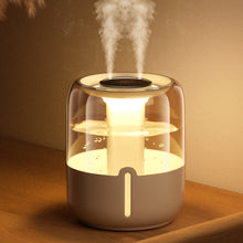 Load image into Gallery viewer, 6.8L Large Capacity Humidifier USB Double Spray Home Dormitory Office Bedroom Desktop With Small Night Light