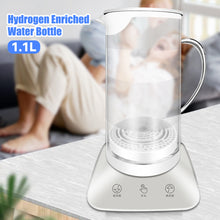 Load image into Gallery viewer, 1.1L Hydrogen Enriched Water Bottle Large Capacity Electrolyzed Hydrogen water bottle Generator for Home Office