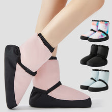 Load image into Gallery viewer, Ballet Shoes Dance Boots Warm Ballet Boots Dance Shoe Winter Boots Warm Up Training Shoes Ballerina Boots