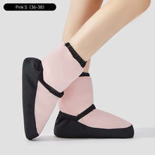 Load image into Gallery viewer, Ballet Shoes Dance Boots Warm Ballet Boots Dance Shoe Winter Boots Warm Up Training Shoes Ballerina Boots