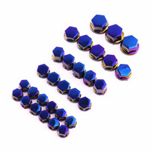 Load image into Gallery viewer, 30pcs/Set Burning Titanium Motorcycle Head Screw Cover Nut Cap Cover Accessories Decorative Parts