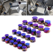 Load image into Gallery viewer, 30pcs/Set Burning Titanium Motorcycle Head Screw Cover Nut Cap Cover Accessories Decorative Parts