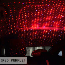 Load image into Gallery viewer, Double Headed Roof Starry Night Light Car LED Atmosphere Projector USB Light Home Auto Decorative Lamps Accessories