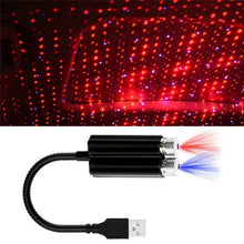 Load image into Gallery viewer, Double Headed Roof Starry Night Light Car LED Atmosphere Projector USB Light Home Auto Decorative Lamps Accessories