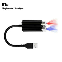 Load image into Gallery viewer, Double Headed Roof Starry Night Light Car LED Atmosphere Projector USB Light Home Auto Decorative Lamps Accessories