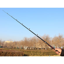 Load image into Gallery viewer, 1m-2.3m Telescopic Portable Mini Fishing Rods Super Hard Carbon Steel Rivers Lakes Fishing Rod Sea Fishing Pole Accessories