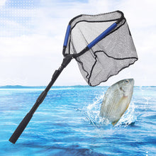 Load image into Gallery viewer, Aluminium Alloy Foldable Floating Fishing Net Telescoping Landing Net Retractable Handle Nylon Mesh Sea Fishing Accessorie