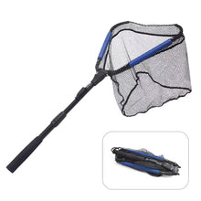 Load image into Gallery viewer, Aluminium Alloy Foldable Floating Fishing Net Telescoping Landing Net Retractable Handle Nylon Mesh Sea Fishing Accessorie