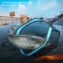 Load image into Gallery viewer, Foldable Floating Fishing Net Landing Net Easy Catch Release Telescopic Pole Fish Net for Saltwater Freshwate